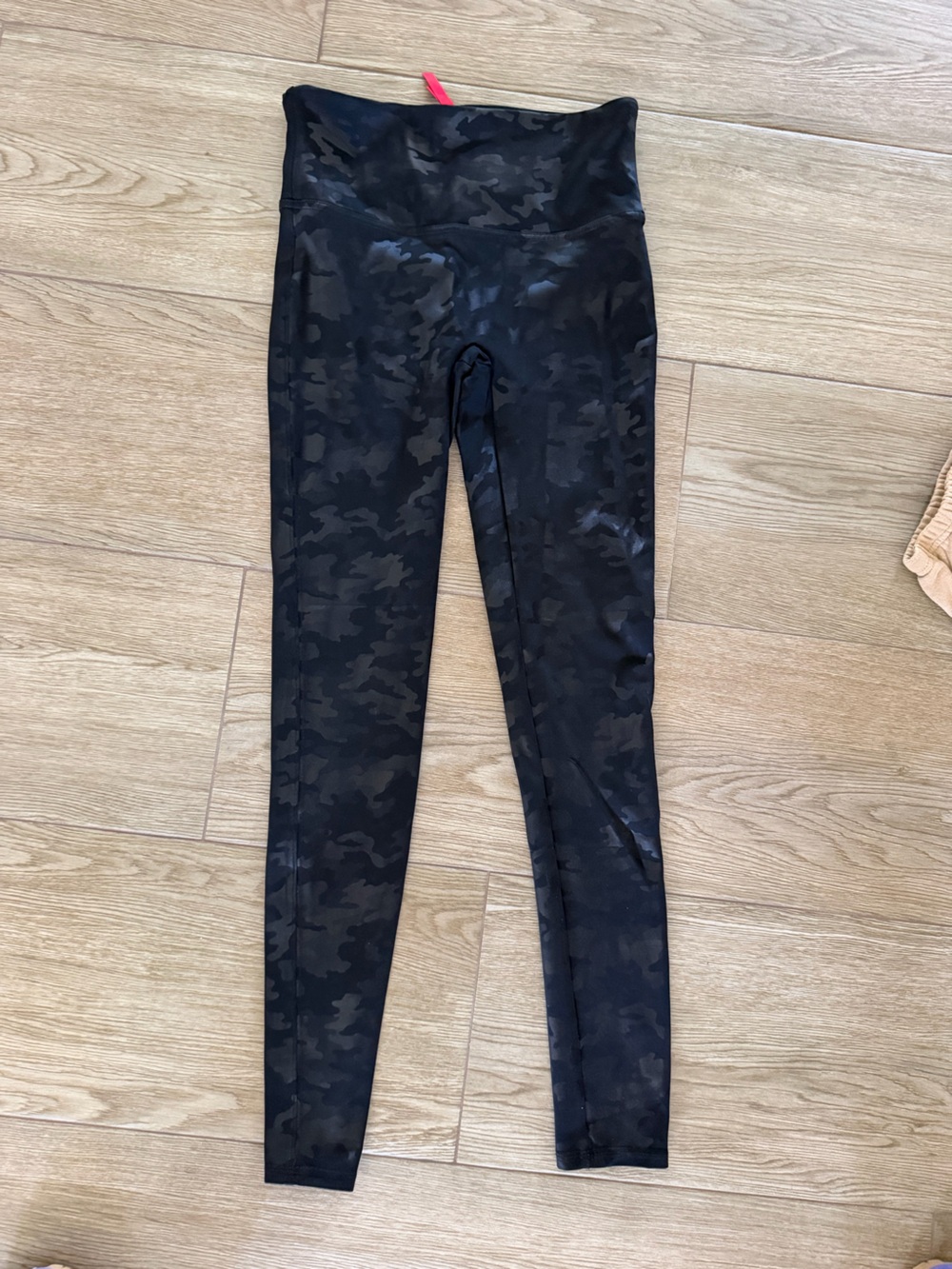 SPANX Black Camo High-Waist Leggings